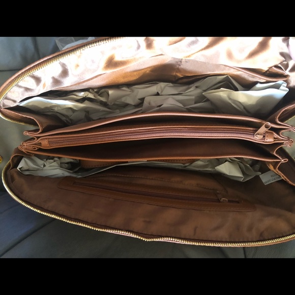 Joy & Iman Genuine Leather Handbag - Picture 3 of 6